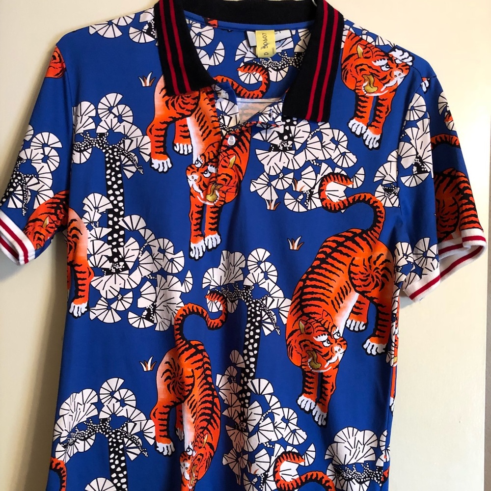 Gucci bengal tiger polo